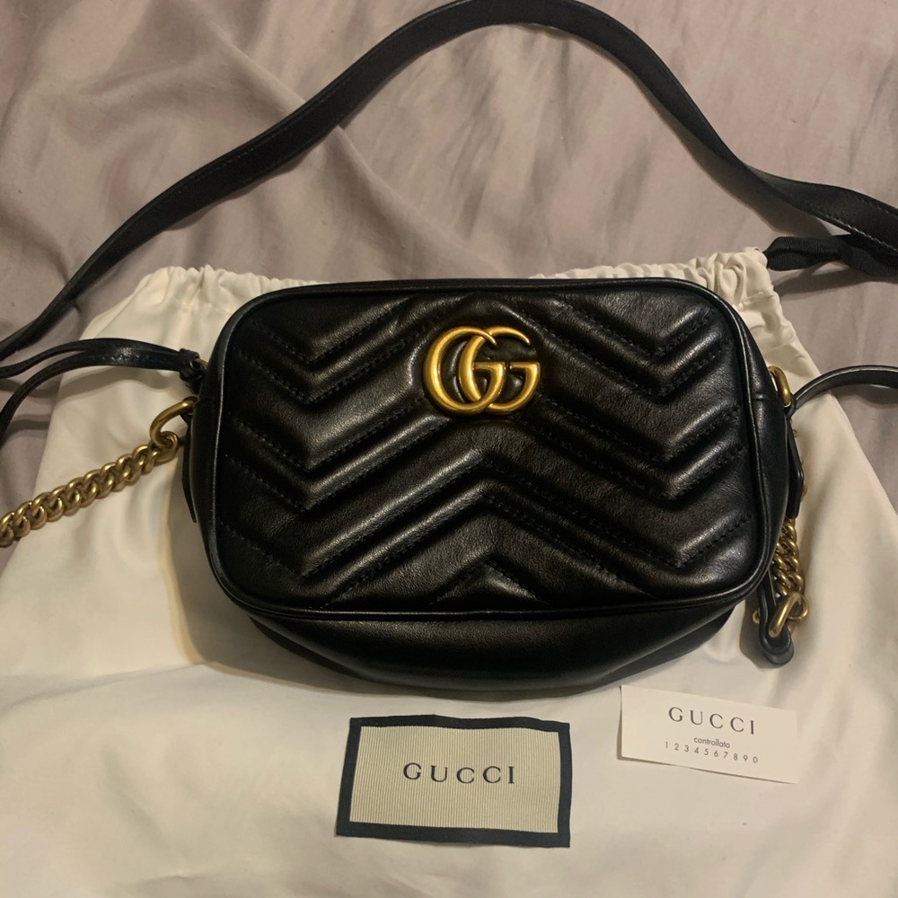 GG Marmont matelassé mini bag